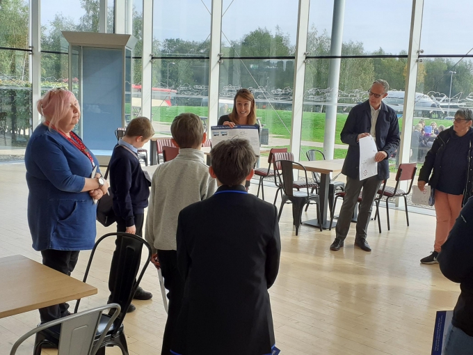 Y6 Takeover Challenge RAF Cosford - Celebration and launch of the placemats September 2022