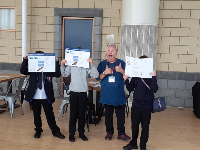 Y6 Takeover Challenge RAF Cosford - Celebration and launch of the placemats September 2022